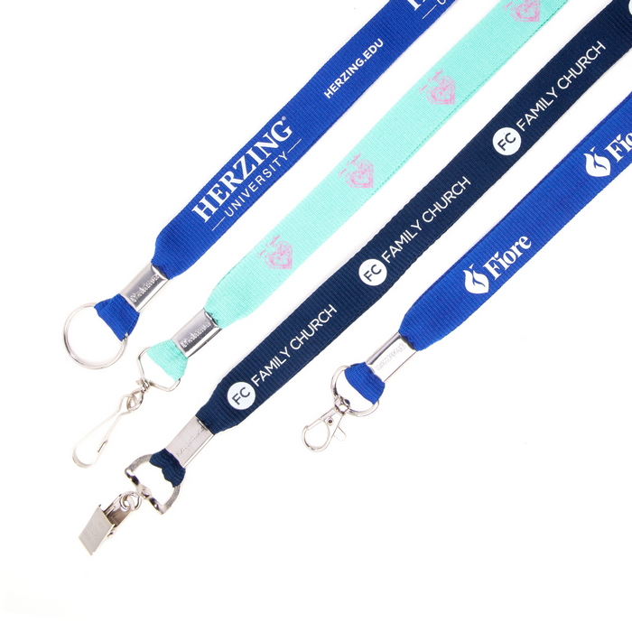 SDP3417354 Price Buster Flat Polyester 3/4" Lanyards with Custom Imprint